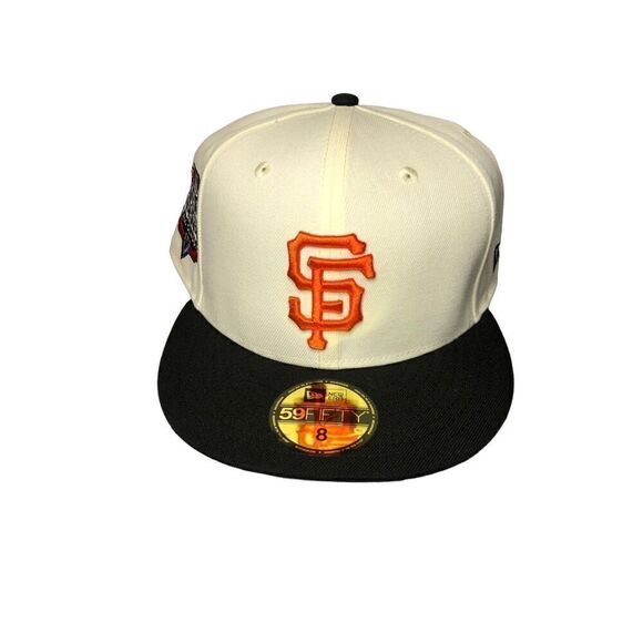New Era San Francisco Giants World Series Fall Classic 59FIFTY Fitted Hat Cap Cr - Picture 1 of 5